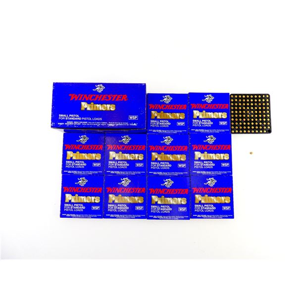 WINCHESTER NO. WSP SMALL PISTOL STANDARD LOADS PRIMERS LOT