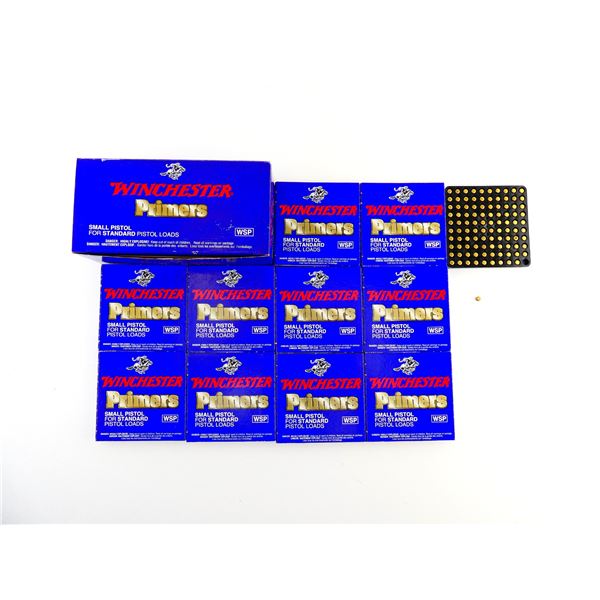 WINCHESTER NO. WSP SMALL PISTOL STANDARD LOADS PRIMERS LOT