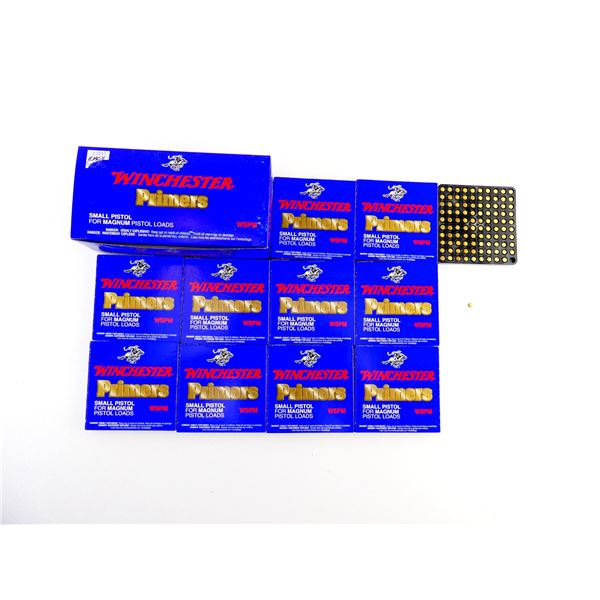 WINCHESTER NO. WSPM SMALL PISTOL FOR MAGNUM PISTOL LOADS PRIMERS LOT