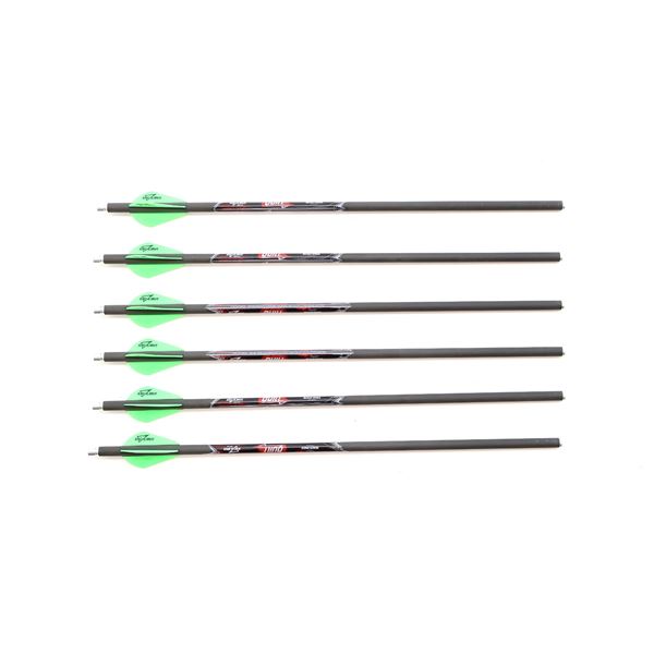 NEW EXCALIBUR QUILL BLACK EAGLE 16 1/2" CARBON ARROWS LOT