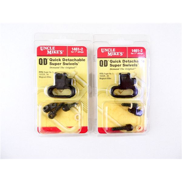 UNCLE MIKE'S RUGER QD SLING SWIVEL LOT