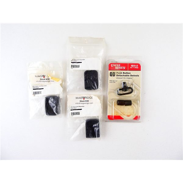 ASSORTED SLING SWIVEL AND MAG PARTS LOT