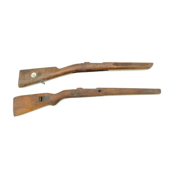 SWEDISH MAUSER M96 AND POSSIBLY MAUSER K98 STOCKS LOT