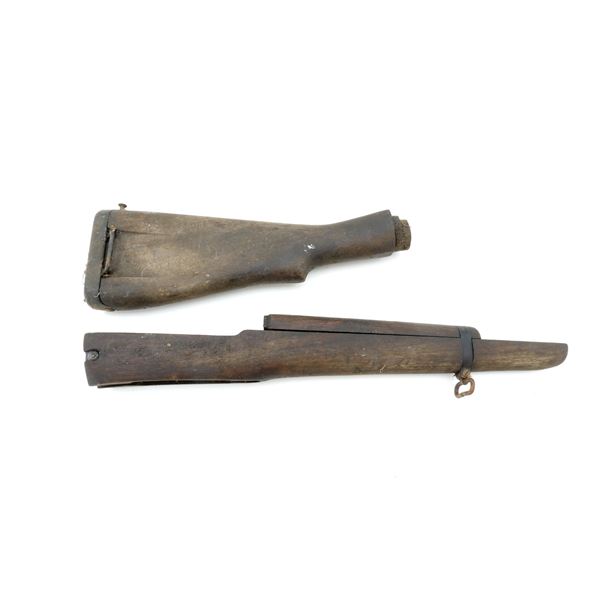 LEE ENFIELD NO. 5 JUNGLE CARBINE BUTT STOCK AND FOREND LOT