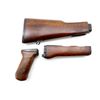 Image 1 : AK RIFLE LOWER HAND GUARD, HANDLE GRIP & M1 CARBINE BUTT STOCK LOT