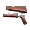 Image 2 : AK RIFLE LOWER HAND GUARD, HANDLE GRIP & M1 CARBINE BUTT STOCK LOT