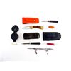 Image 2 : ASSORTED FOLDING BLADE KNIFE AND LENSATIC COMPASS LOT