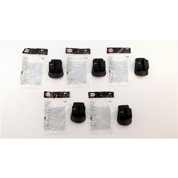 FOBUS HOLSTERS & POUCHES 6909 PADDLE D. MAG. POUCH 9MM DOUBLE STACK LOT