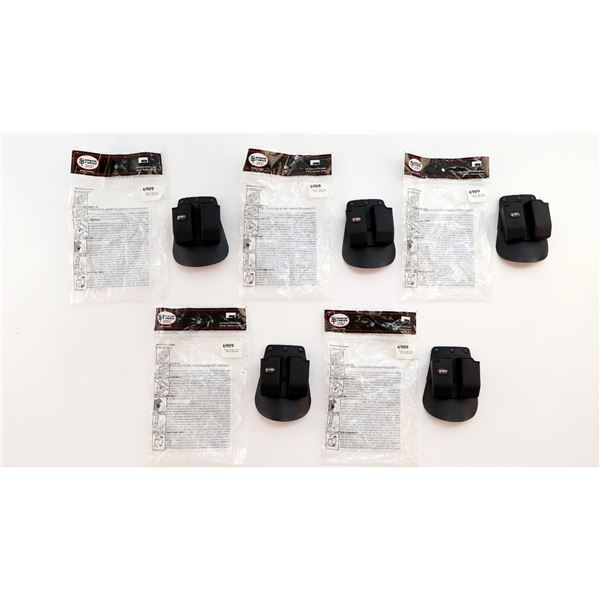 FOBUS HOLSTERS & POUCHES 6909 PADDLE D. MAG. POUCH 9MM DOUBLE STACK LOT