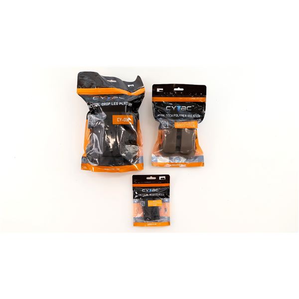 CYTAC ASSORTED TACTICAL AMMO/HOLSTERS LOT