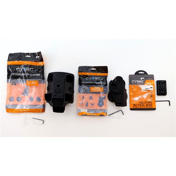 CYTAC ASSORTED TACTICAL AMMO/HOLSTERS LOT