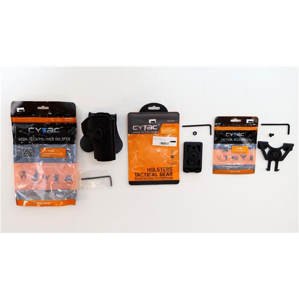 CYTAC ASSORTED TACTICAL AMMO/HOLSTER LOT