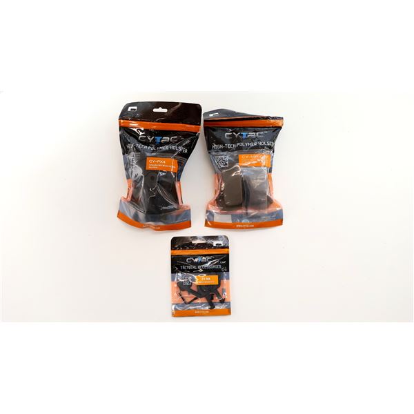 CYTAC ASSORTED TACTICAL AMMO/HOLSTER LOT
