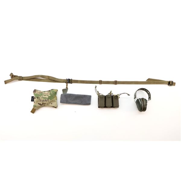 ASSORTED TACTICAL MAG HOLSTER, ETC LOT