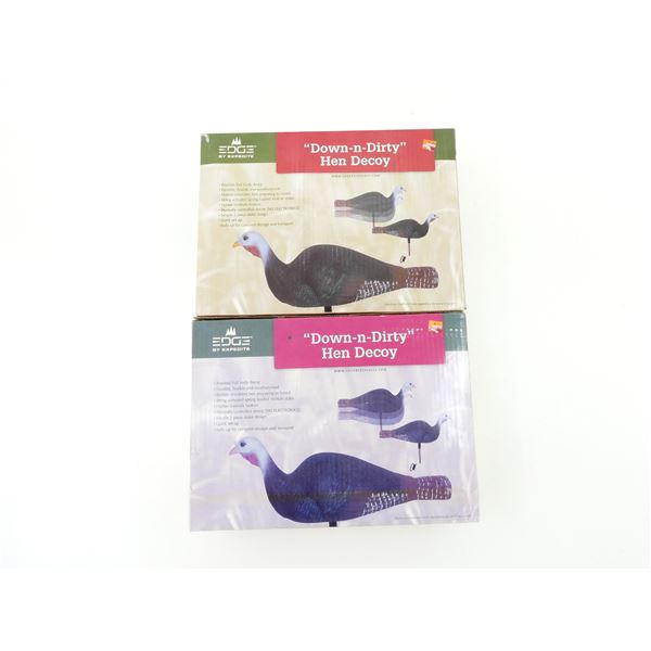 EDGE "DOWN-N-DIRTY" HEN DECOY LOT