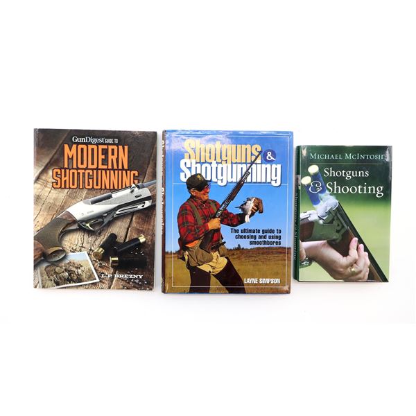 ASSORTED SHOTGUNS / SHOTGUNNING BOOK LOT
