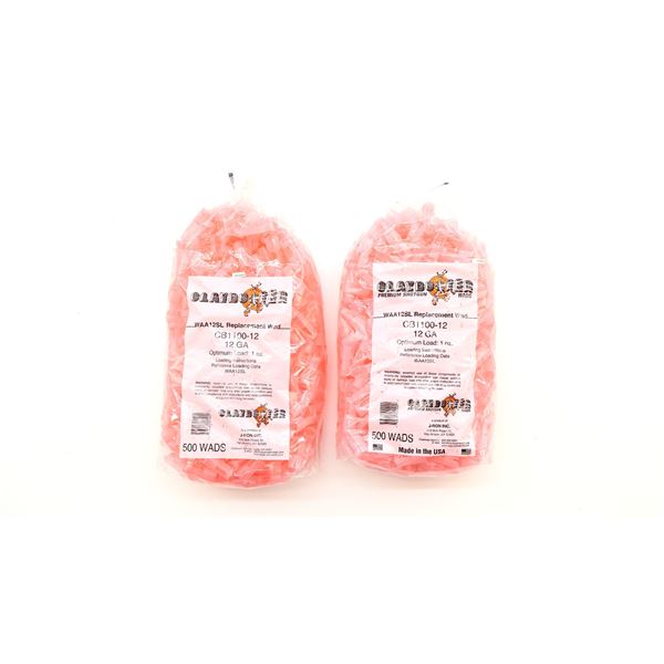 CLAYBUSTER 12 GAUGE PLASTIC WADS LOT