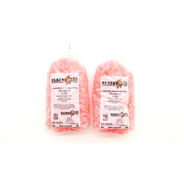 CLAYBUSTER 12 GAUGE PLASTIC WADS LOT
