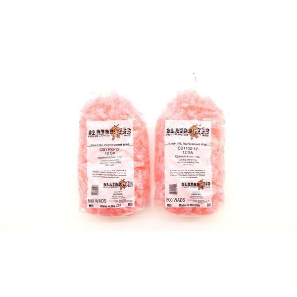 CLAYBUSTER 12 GAUGE PLASTIC WADS LOT