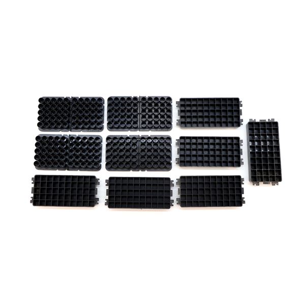 ASSORTED MTM 10 / 12 GAUGE PLASTIC LOADING TRAYS LOT
