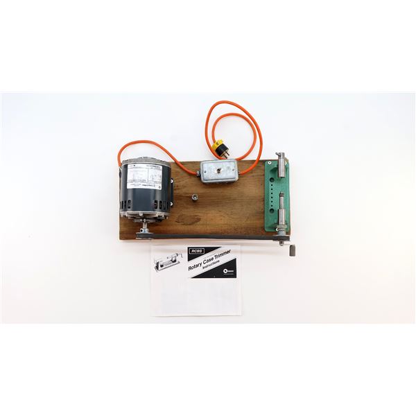 MOTORIZED RCBS ROTARY CASE TRIMMER