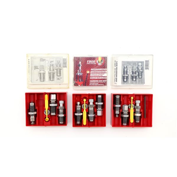ASSORTED LEE PISTOL RELOADING DIES LOT