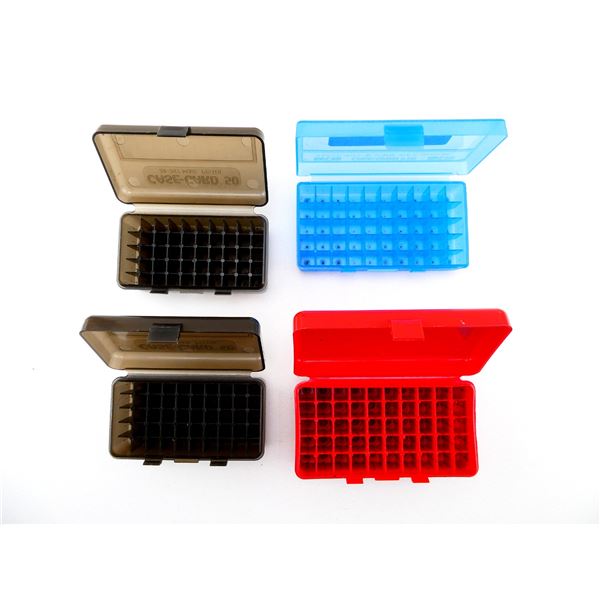 ASSORTED CASE-GARD 50 AMMO CONTAINER LOT