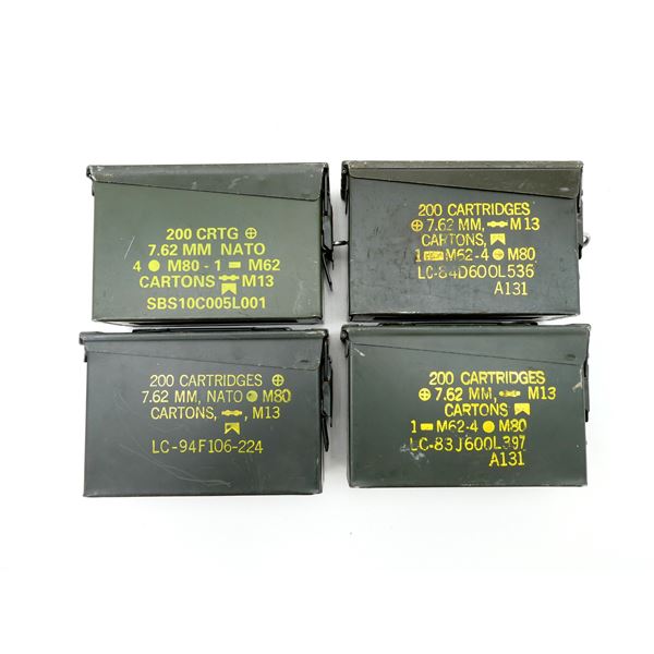 ASSORTED METAL AMMO TIN LOT