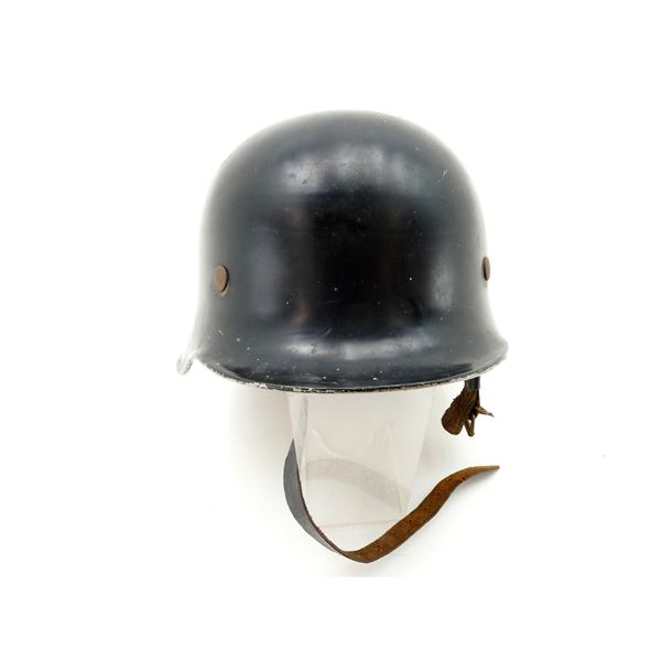 WWII GERMAN POLICE / FIREMAN'S ZIEGLER M34 HELMET