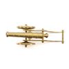 Image 3 : UNKNOWN BRASS FIELD CANNON