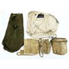 Image 2 : ASSORTED WWII ERA MILITARY GAS MASK CARRIERS, DUFFLE BAG, ETC. LOT