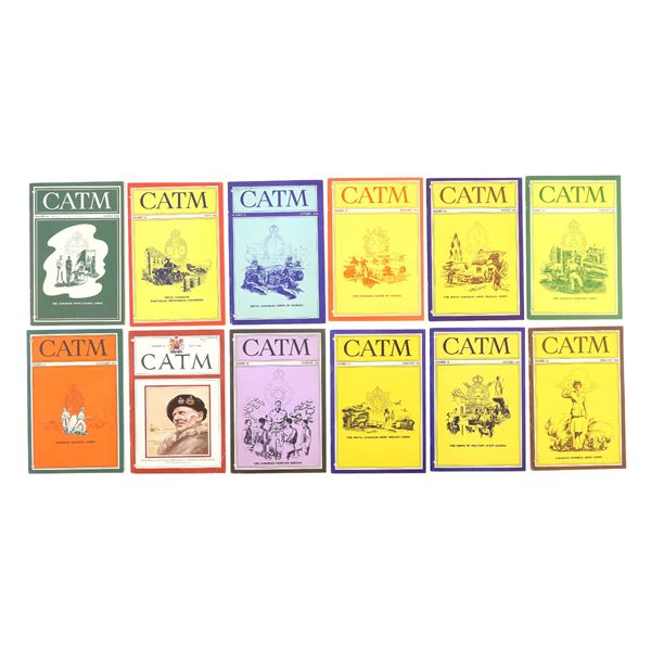 ASSORTED WWII / POST-WWII "CANADIAN ARMY TRAINING MEMORANDUM" LOT
