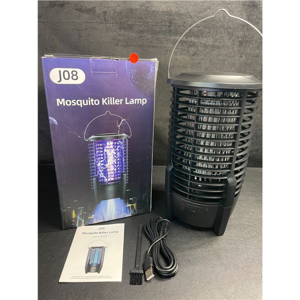 USB-C Rechargeable Electric Solar Bug Zapper/UV Mosquito Killer Lamp; 4200V, Hanging Design - New