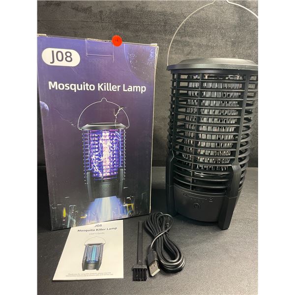 USB-C Rechargeable Electric Solar Bug Zapper/UV Mosquito Killer Lamp; 4200V, Hanging Design - New
