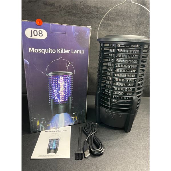 USB-C Rechargeable Electric Solar Bug Zapper/UV Mosquito Killer Lamp; 4200V, Hanging Design - New