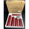 Image 4 : 5-Pack of LED Flameless Candles with Fairy String Light Design/Dancing Flame; Remote Control (Red)