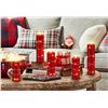 Image 8 : 5-Pack of LED Flameless Candles with Fairy String Light Design/Dancing Flame; Remote Control (Red)