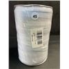 Image 2 : Braided Elastic Band Spool (144 Yards) White - 1/2" Wide - New