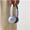 Image 6 : Retro Bluetooth Headphones - 60HR Playtime, Built-In Mic, Noise Reduction Mode - Blue - New