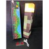 Image 1 : Minecraft Multi-Color Light-Up Wall Torch Lamp - USB-Rechargeable; Multi-Color Effects - New