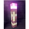 Image 5 : Minecraft Multi-Color Light-Up Wall Torch Lamp - USB-Rechargeable; Multi-Color Effects - New