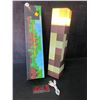 Image 1 : Minecraft Multi-Color Light-Up Wall Torch Lamp - USB-Rechargeable; Multi-Color Effects - New