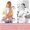 Image 4 : Foldable Baby Hip Carrier/Wearable Baby Hip Seat Carrier with Front Pocket (Pink) - New in Box