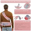 Image 5 : Foldable Baby Hip Carrier/Wearable Baby Hip Seat Carrier with Front Pocket (Pink) - New in Box
