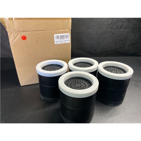 4-Pack Box of Bed Risers/Lifters for Furniture (Supports Up to 1300lbs) - New