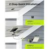 Image 4 : 2-Pack LED Motion Sensor Solar Lights for Outdoors - Waterproof/Solar Security Lights - New