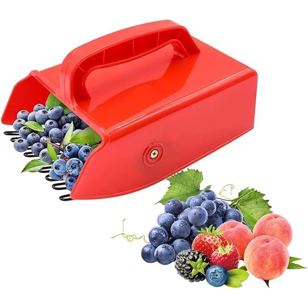 Berry Picker/Berry Rake Scoop - Extra Wide with Ergonomic Handle for Berry Picking - New