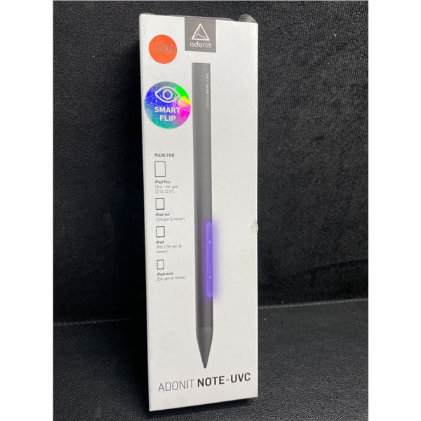 Adonit Note-UVC iPad Stylus Pen with LED UVC Germicidal Sanitization Lights - New