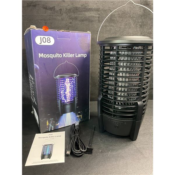 USB Rechargeable Electric Solar Bug Zapper/UV Mosquito Killer Lamp; 4200V, Hanging Design - New