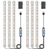 Image 1 : 2-Pack LED Grow Light Strips for Indoor Plants; Full-Spectrum, 5 Brightness Levels, Timer - New